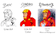 draw you in comic style from photo