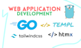 make golang htmx templ tailwind postgres web application