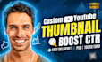 design a high quality youtube thumbnail for you