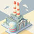 design custom isometric industrial in vector format