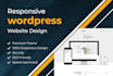create a simple but professional wordpress website