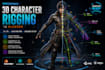 create a professional 3d character rig in blender for games and animation