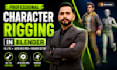 rig your 3d character in blender with ik fk, auto rig pro and mixamo setup
