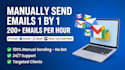 send email to inbox manually one by one