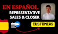 be your spanish sales representative and manager