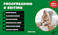check your grammar and spellings and edit your document