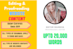 proofread, copy edit and polish your website content