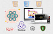 be your react developer, develop front end react app