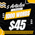 write powerful SEO blog articles in spanish articulos en español