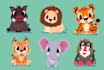 make cute animal illustrations