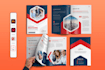 design digital brochure company profile proposal annual report pdf presentation