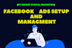 do facebook ads campaign setup and ads management