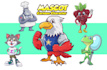 create character, mascot, or cartoon logo