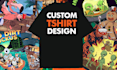 design sick custom t shirts for your brand and band merch