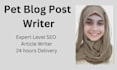 be your pet article writer and animal blog writer