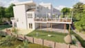 design landscape,3d modeling, backyard, patio, pool