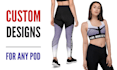 design stylish custom leggings hoodies sports bra