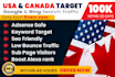 drive keyword targeted ,organic web traffic, real visitors