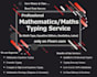 type mathematics and complex equations in ms word latex math type etc