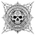 make u a dark gothic styled blackwork tattoo design