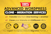migrate wordpress site to a new host within 24 hrs
