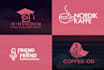 do clean, minimal, flat logo design for your company