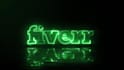 create electric neon logo animation