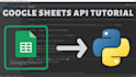 write a python script to automate your google sheet, excel, and API