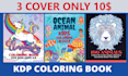 do eye catching book cover, kdp low content book