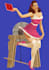 paint pinups with nsfw, sfw, retro, fantasy