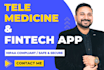 hipaa compliant telehealth telemedicine app doctor appointment app fintech app