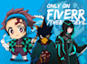 make anime mascot, chibi logo gaming quick and HD 12 hours