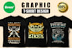 create custom graphic t shirt design