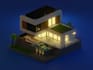 create and render isometric 3d buildings