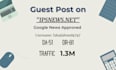 do guest post on ipsnews