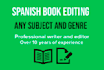 proofread and edit any book in spanish