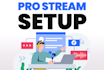 professionally set up your obs stream for twitch, youtube and tiktok