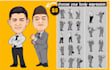 make vector cartoon caricature for you