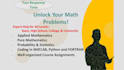 help you in maths and statistics problems