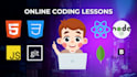 tutor, teach, help you learn html, css, javascript, react, node, and mern stack