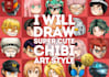 draw chibi style twitch emotes and streaming overlay