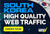 drive south korea traffic to your website