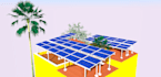 design solar system using sketchup 3d model and simulation