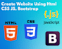 create a professional website using HTML CSS bootstrap