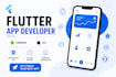 develop modern flutter mobile app for android and ios