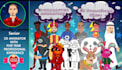 create 2d character animation with good pose, natural gesture and playful action