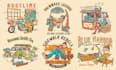 design vintage retro t shirt