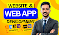 develop website, web app using php mysql database