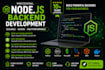 develop node js rest apis and backend applications