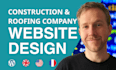 create a construction company website